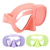 Diving Goggles Silicone Foldable Large View Tempered Glass Portable Anti Fog Swimming Goggles