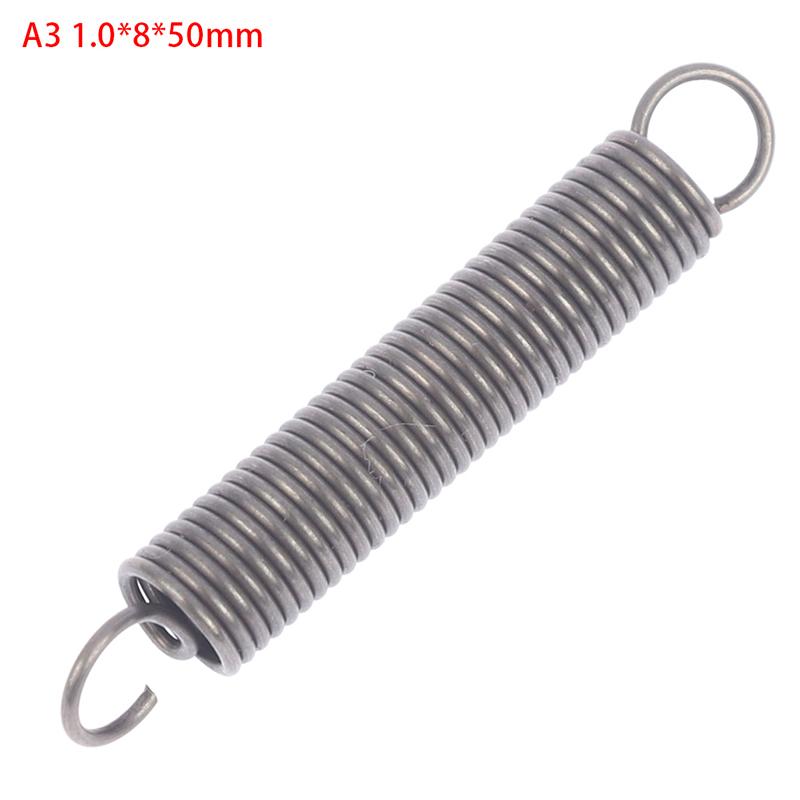 1Pc Extension Tension Spring Springs Steel Hook Expansion Spring Wire Dia 1.0mm