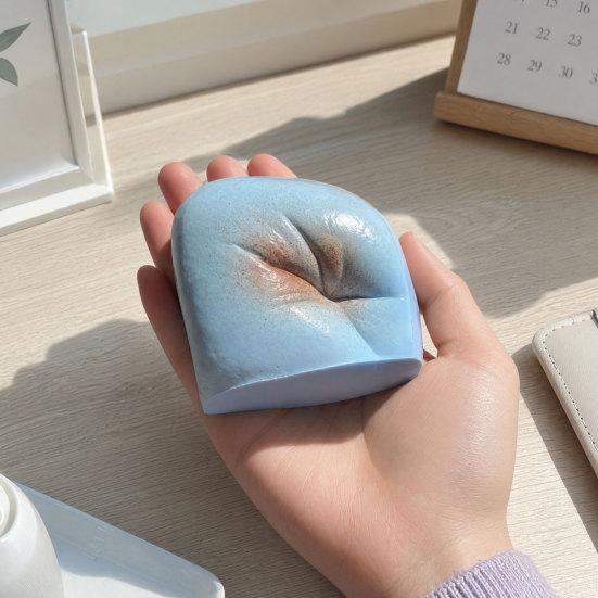 Anti-stress Toast Toys, Slow Rising Fidget Toy, Food Pinch Squeeze Toy, Funny Stress Reliever, Reduce Pressure