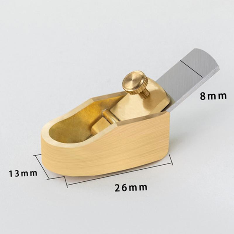 Small Brass Convex Bottom Cutter Portable Adjustable Hand Planer Luthier Violin Thumb Copper Carving Tools Wood Making Tools