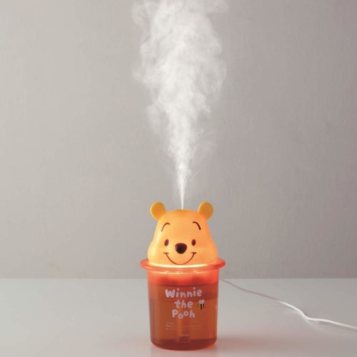 Skater Увлажнитель воздуха Ультразвуковой Питание от USB Светящийся Настольный Вырезанный Форма Туман Винни-Пух Дисней TST1D