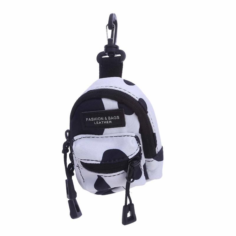 Женский милый мини-спортивный кошелек с принтом зебры, креативная сумка для ключей, универсальная маленькая подвесная сумка