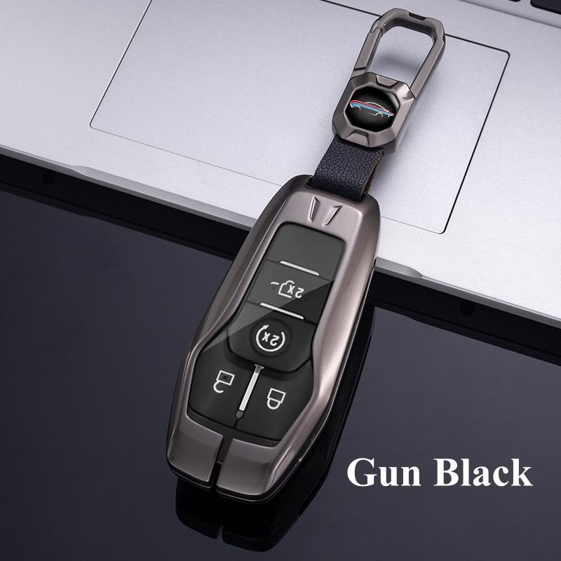 Новый дизайн, чехол для автомобильного ключа из сплава, чехол-брелок для Ford Fusion Mondeo Mustang F-150 Explorer Edge 2015-2018, защитный чехол-брелок