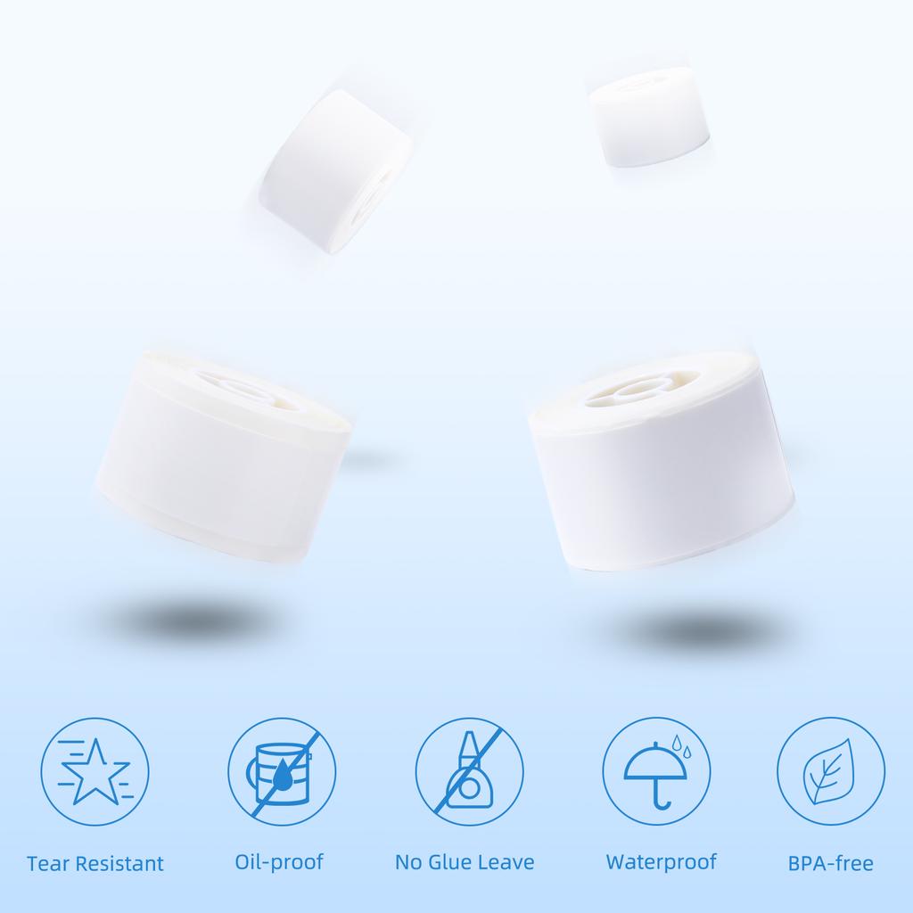 Niimbot Thermal Cable Label Paper for D101 Label Printer Barcode Price Size Name Blank Labels