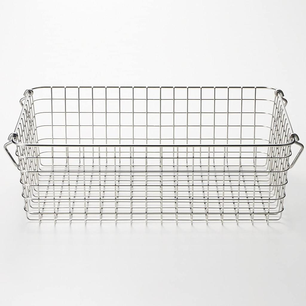 MUJI Stainless Steel Wire Basket 3 Width 37 X Depth 26 X Height 12cm 44831755 Approx.