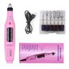Electric Nail Drill Portable Pen-Style Nail File Mini Manicure Grinder Adjustable Speed Nail Buffer