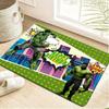 1pc Polyester 2D Flat Printing Marvel Doormats Iron Man Soft Flannel Welcome Rug, Ultra-Cozy Floor Mat for Bedroom Living Room