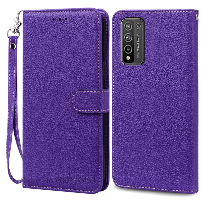 Чехол-кошелек из кожи для Honor 10X Lite, чехол-книжка с подставкой для телефона Honor 10X Lite, чехол-книжка Fundas Coque