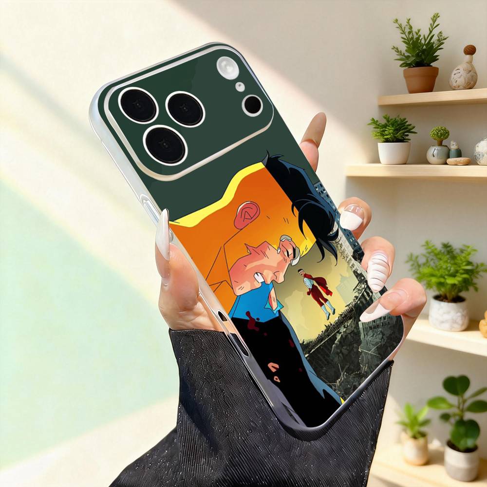 Мультяшный Чехол Для Телефона I-Invincibles Крутой Для iPhone 17,16,15,14,13,12,11,Pro,Max,Plus,Mini,SE4,E Для Беспроводной Зарядки Magsafe