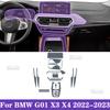 For BMW G01 X3 X4 - Car interior Center console transparent TPU Paint protective film Anti scratch sticker LCD screen