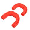 2PCS Tow Hooks Covers Car Front Bumper Silicone Sleeve Protector Exterior Decoration Replacement
