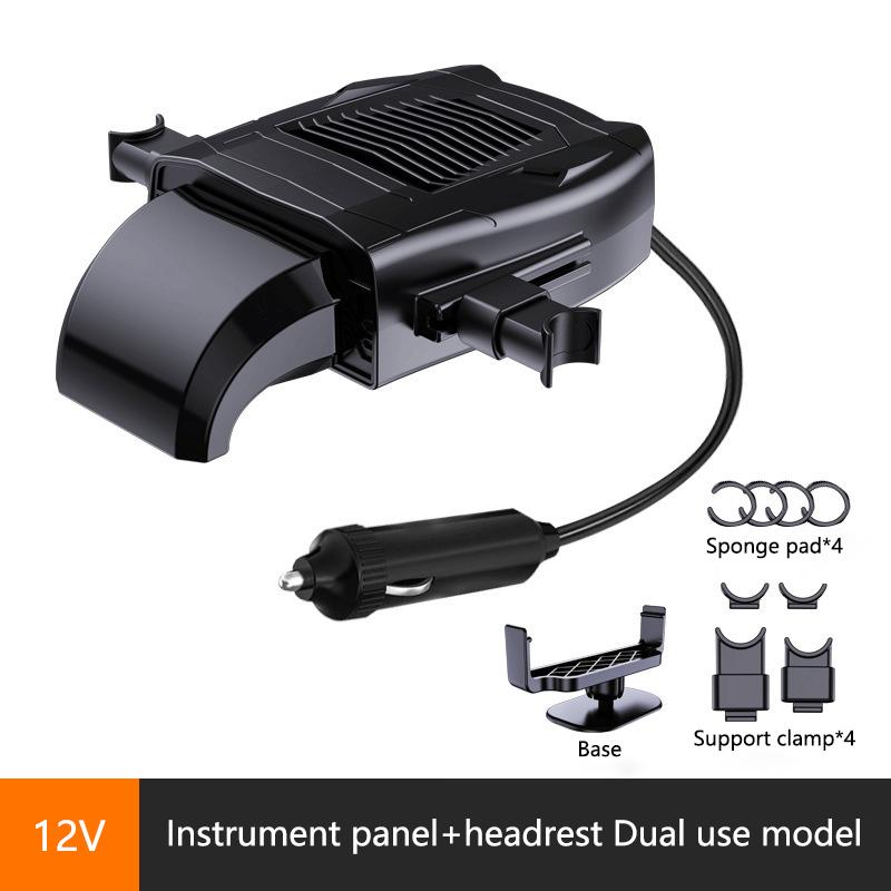 12 В электрический вентилятор охлаждения обогреватель демистер дефростер 150 Вт обогреватель портативный автомобильный вентилятор обогреватель с вращением на 360 градусов для салона автомобиля