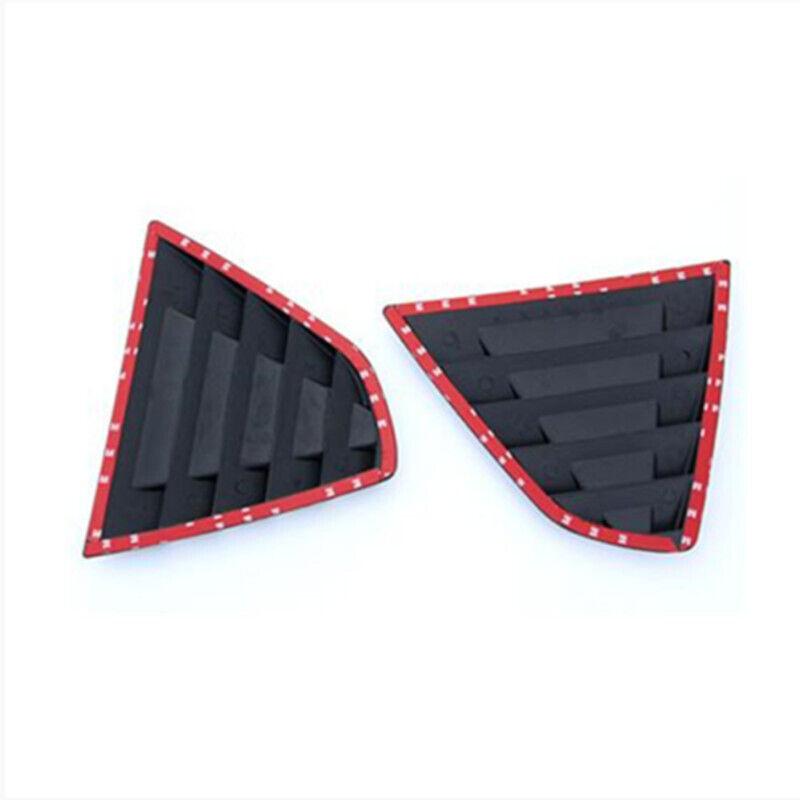 For Nissan Sentra / Sylphy Car Rear Louver Window Side Shutter Cover Trim Sticker Vent Scoop ABS Carbon Fiber