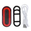 Cycling Light LED Bicycle Bike Light Rechargeable Tailight Warning Rear FlashlightRed Shell Red