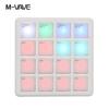 Portable RGB MIDI Drum Pad DJ Keyboard Controller