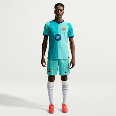 Men's Nike FC Soccer Jerseys Men's Green Frost/Green Frost/Jim Red/Royal Blue Moderate