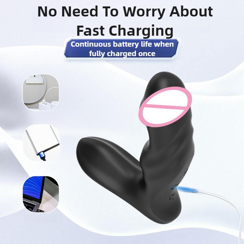 Bluetooth Управление через приложение Анальный вибратор Дилдо Анальная пробка Мужской стимулятор простаты Массажер Взрослая секс-игрушка для женщин мужчин геев мастурбатор