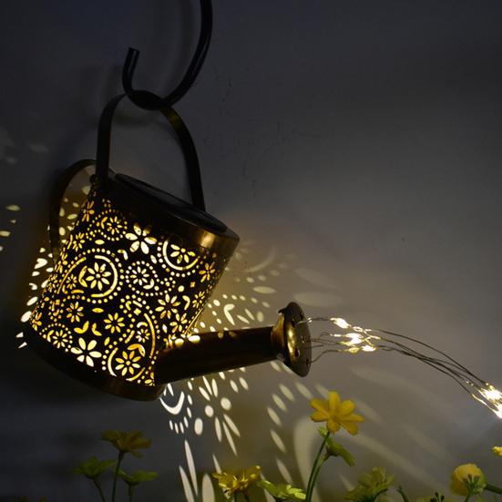 1 комплект солнечной лампы высокой прочности, креативная водонепроницаемая форма, полая простая установка, утюг для улучшения атмосферы