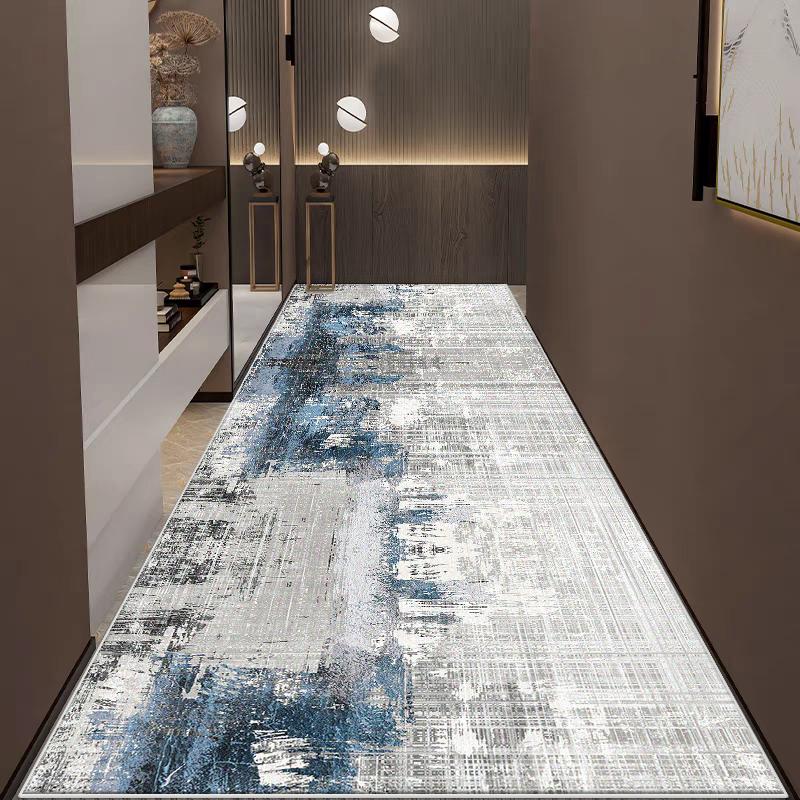 Современный ковер-дорожка для коридора для украшения прихожей, гостиной, дома, прохода, напольные коврики, роскошный декор прихожей, ковер-длинная полоса