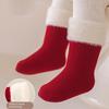 Bowknot Toddler  Hosiery Casual Red Socks New Bow Middle Tube Socks  Kids