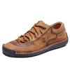 Men's Casual Leather Shoes: Large Sizes 45-48, Youthful Korean Style for Summer, Spring, and Autumn.