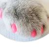 20Pcs Soft Plastic Colorful Cat Nail Caps Paw Claw Protector Cover with Glue