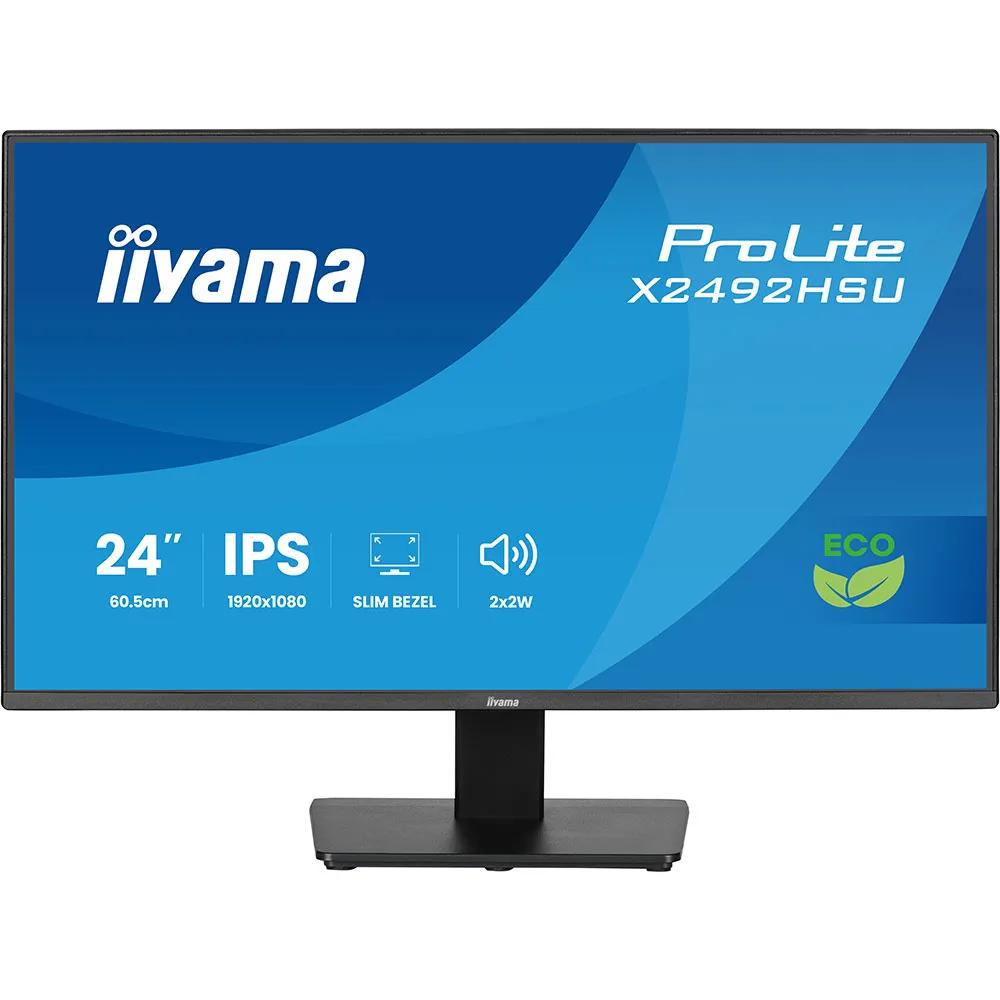 Iiyama x2492hsu-b1 monitor 24 inch Full HD IPS Black