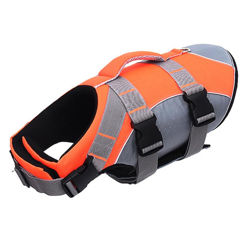 Спасательный жилет для домашних животных, летний поплавок для собак, светоотражающая полоса, спасательный регулируемый, непромокаемый спасательный жилет для домашних животных