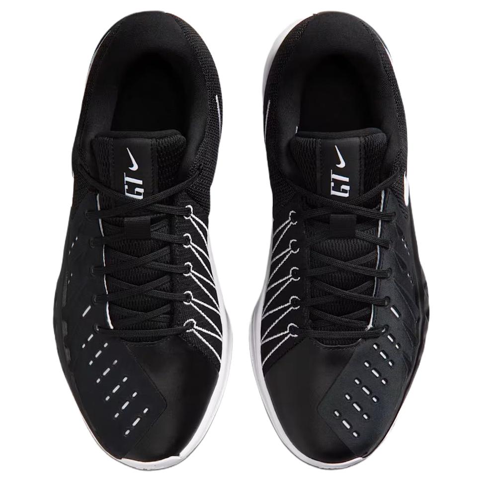 Nike Эйр Зум GT. Кроссовки для баскетбола Cut Academy 2, износостойкий поддерживающий захват, унисекс, черные с белым, HV9775-001