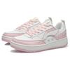 Li-Ning Нескользящие износостойкие амортизирующие низкие кроссовки для скейтбординга женские кроссовки белые розовые AGCS134-1