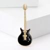 Ювелирные изделия Ретро гитара значок цинковый сплав музыкальный инструмент брошь креативная гитара эмалированная булавка концертный подарок