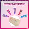 TownleyGirl Disney Princess Kids 5 Lip 5 Nail and 24 Nail Stickers Nails, 10-Piece Assortment Glosses, Peel-Off Polishes,