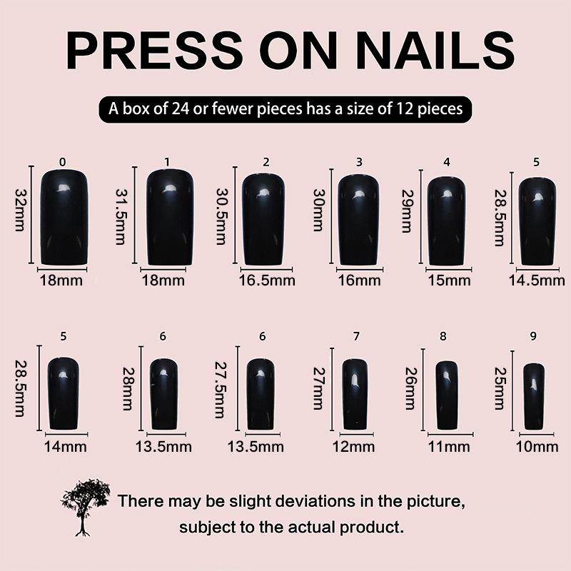 Wearable Long Water Pipe 3D Embossed Flower Manicure Nails Removable Fake Nails Wearable Nails
