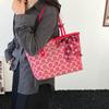 Reusable Women Tote Bag Large Capacity Bridal Shoulder Bag Traditional Red Envelope  Baby Shower