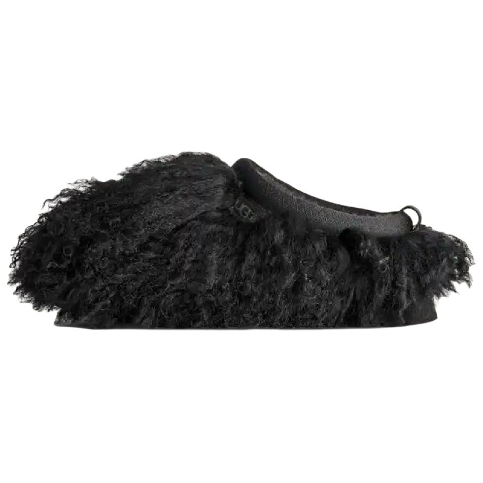 UGG Tazz Fluff Momma Slip-On Comfortable Eva Anti-Wear Closed-Toe Slippers Women Slippers Black 1179371-BLK