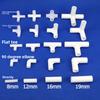 5 Pcs 12mm PVC Straight Elbow Cross Connector Joint 60 90 120 135 Degree Tee Connector PVC Pipe Fitting DIY Tent Fixed Fittings
