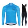 2026 Autumn and Winter Men's and Women's Long-sleeved Thin Velvet Warm Mountain Bike Riding Clothes Road Bicycle Sportswear Cover