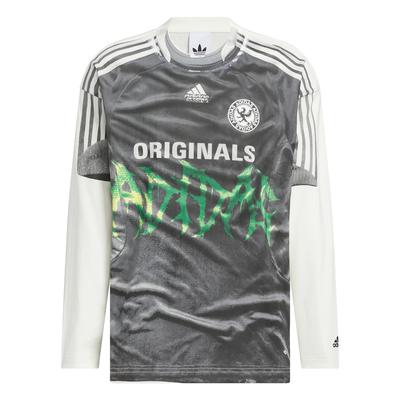 Оригинальные FW25 SNBN GFX Полосатая футболка с круглым вырезом и длинным рукавом Унисекс Топы IA4363
