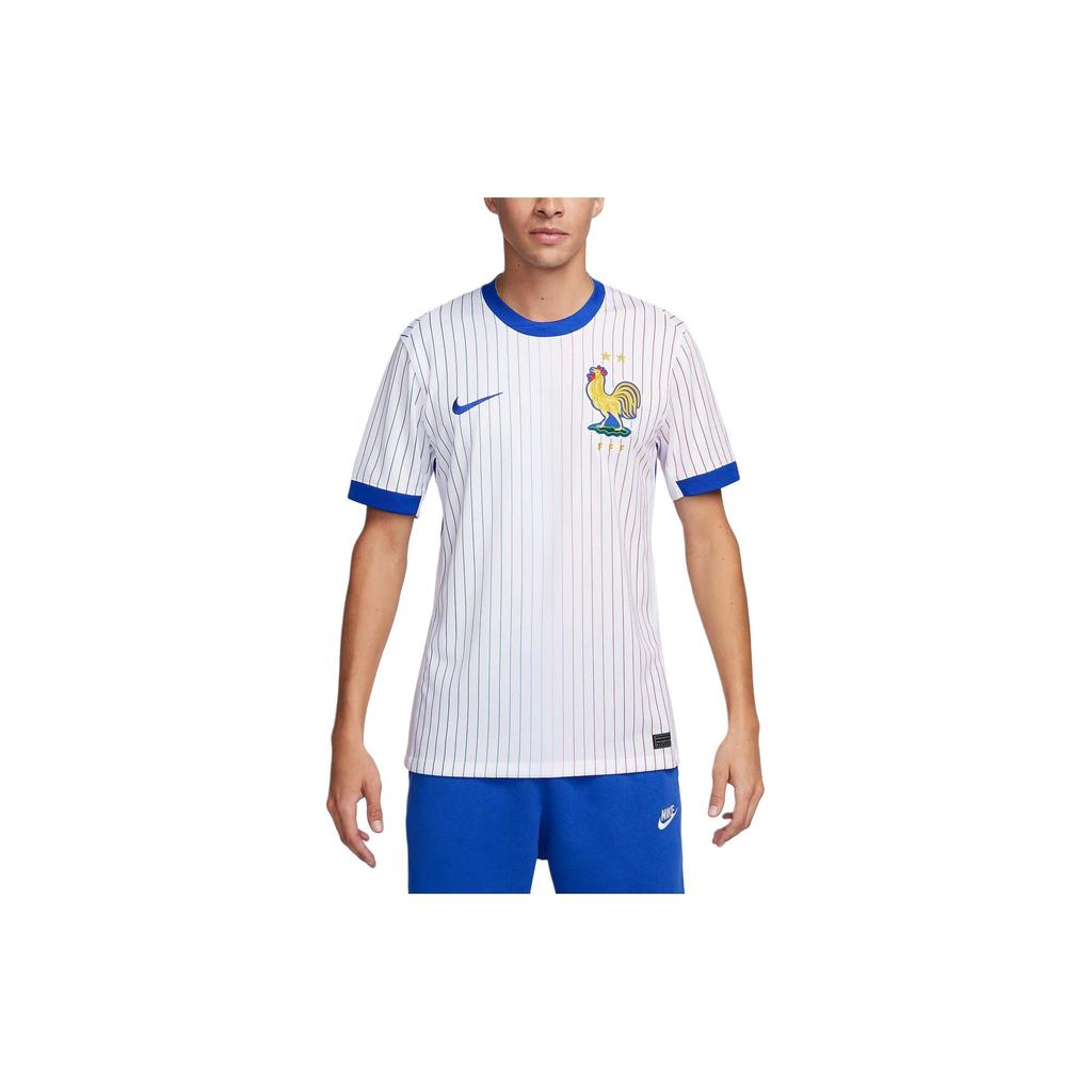 Nike Мужская командная форма Fff 2024/25 Стадионная выездная мужская Nike Dri FIT Футбольная копия джерси FJ4273-100