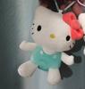 New Product In Stock Japanese Love Button Kt Cat Plush Toy Doll Pendant Cute Bow Girl'S Heart Plush Bag Pendant Surprise Gifts