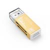 Компактный 4-портовый кард-ридер Micro SD TF MS MD USB2.0, незаменимый аксессуар для ПК для расширения функциональности.