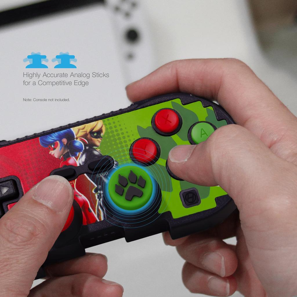 Беспроводной Bluetooth геймпад Hyperkin Pixel Art Retro Special и функция Turbo Официальный Miraculous Cat Совместим с Nintendo Switch и iOS