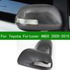 Для Toyota Fortuner SW4 2005-2015 автомобильное черное углеродное волокно, накладка на зеркало заднего вида 2010 2006 2007 2008 2009 2011 2012 2013