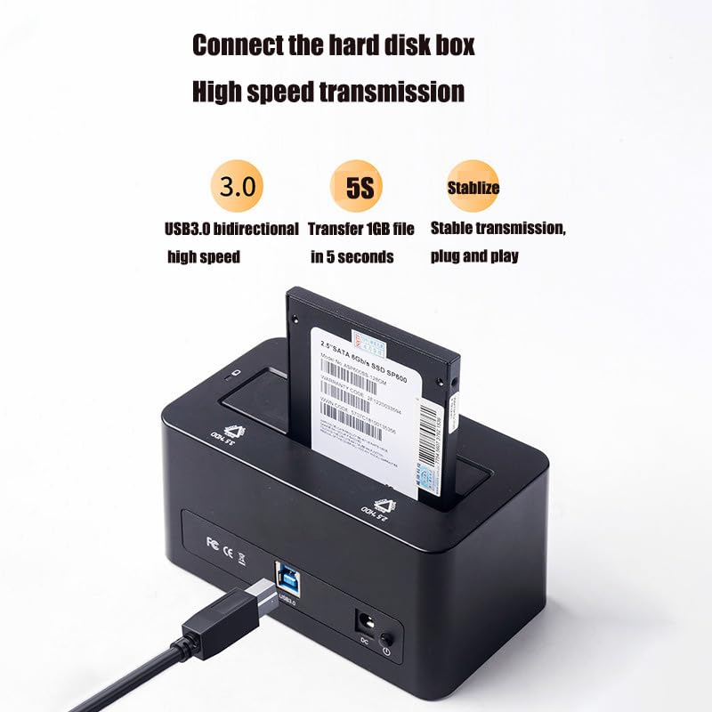 USB 3.0 кабель AB черный Тип A папа Тип B (1m)