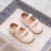 Girls princess shoes 2025 new summer baby girl white small leather shoes with skirt soft sole children's single shoes spring and summer