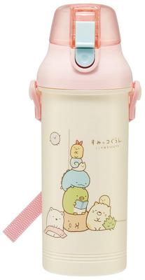 Skater Пластиковая бутылка для воды 800 мл Антибактериальная Sumikkogurashi для девочек Сделано в Японии Детская PSB8RAG-A