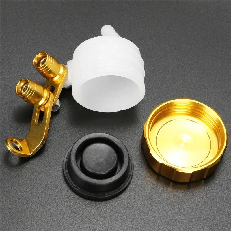 Motorcycle Universal CNC Aluminum Front Brake Fluid Reservoir Clutch Tank Oil Fluid Cup for Suzuki Yamaha Aprilia Ducati Honda