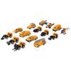 Dodam Dodam Premium 15-Piece Metal Toy Car Set for Kids - Heavy Equipment Collection, 1 Pack