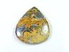 58Cts. Натуральный Питерсит Агат Груша Кабошон Драгоценный Камень 36X32X05 ММ SK-936