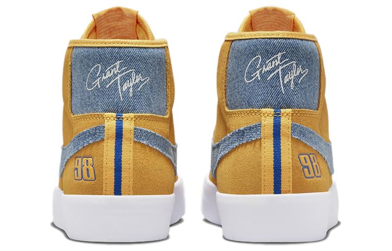 Nike Sb Zoom Blazer Mid Pro Gt Грант Тейлор Университетский Золотой Деним FD0269-700